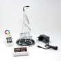 Kit ruban LED RGB 60LED/m IP20 2m50 contrôleur multizone 220V