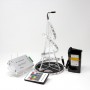 Kit ruban LED RGB 60LED/m IP20 5m contrôleur RF avec batterie 4200mAh