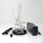 Kit ruban LED blanc chaud 204LED/m IP20 5m 220V