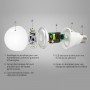 Ampoule LED connectée RGB+CCT E27 6W Mi-Light