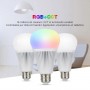 Ampoule LED connectée RGB+CCT E27 9W Mi-Light