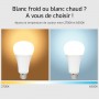 Ampoule LED connectée RGB+CCT E27 12W Mi-Light