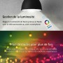 Ampoule LED connectée RGB+CCT E27 12W Mi-Light