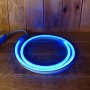 Néon LED flexible bleu 220V direct étanche. Vendu au mètre