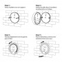 Comment installer le panneau tactile mural ?
