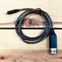 Cordon USB de charge lumineux multicolore avec connectique Lightning