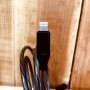 Connecteur Lightning pour cordon chargeur lumineux bleu iPhone