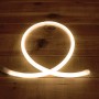 Néon LED flexible 360 rond blanc chaud 220V direct étanche. Vendu au mètre