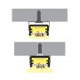 Profilé LED aluminium SLIM NOIR de 1m au détail