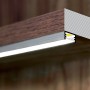 Profilé LED aluminium SLIM NOIR de 1m au détail