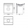 Supports 90 degrés pour profilé LED ARC de type U5-2 (x2)