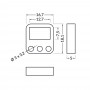 Supports latéraux pour profilé LED SLIM de type W-1 (x2)