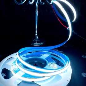 KIT ruban LED COB à piles 5m blanc froid haute luminosité sans points
