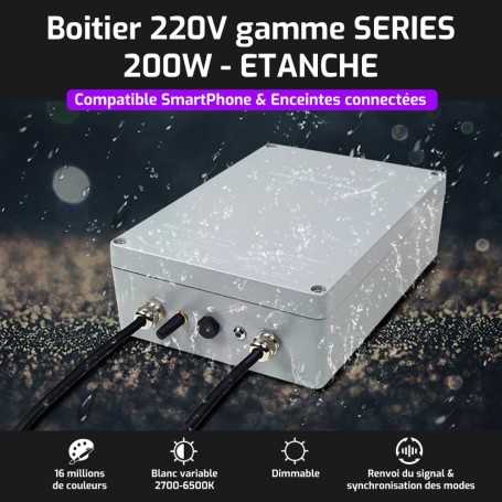 Boitier contrôleur étanche 220V spécial gamme SERIES de Mi-Light (MiBOXER)