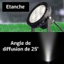 Spot LED de jardin connecté étanche RGB+CCT 18W 220V Mi-Light (MiBOXER)