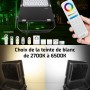 Spot LED de jardin connecté étanche RGB+CCT 100W 220V Mi-Light (MiBOXER)
