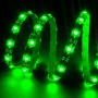 Tuning moto via bande led flexible verte