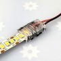 Branchement du ruban LED sur le raccord rapide étanche 10mm