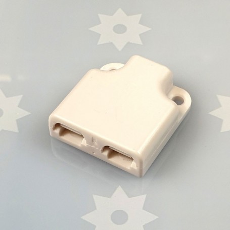 Connecteur 2 sorties monocouleur