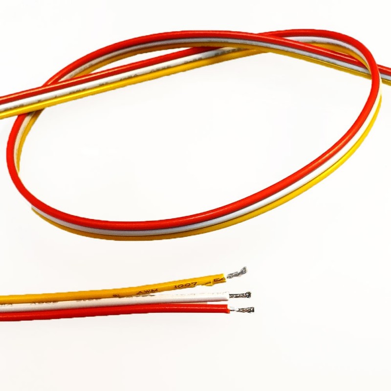 Câble électrique pour bande LED CCT. Vendu au mètre