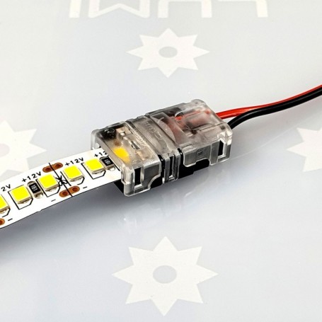 Branchement du ruban LED sur le raccord haute densité rapide
