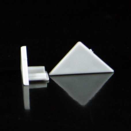 Bouchons de terminaison pour profilé led encastrable (x2)