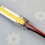 Raccordement du ruban LED COB sur le raccord d'alimentation