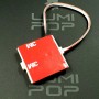 Chainette de 20 modules 4 LED de 2,4W blanc chaud 3000K étanche 12V