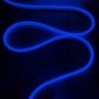 Néon LED flexible 24V bleu allumé