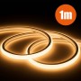 Ruban LED néon blanc chaud 220V direct étanche de 1m