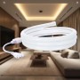 Ruban LED néon blanc chaud 220V direct étanche de 10m
