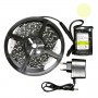 Kit bande led flexible blanc chaud avec batterie rechargeable
