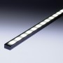 Profilé slim aluminium anodisé noir pour éclairage led
