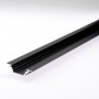 Profilé d'angle ou encastrable en aluminium noir au détail