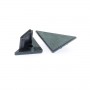 Capsules noires de terminaison pour profilé d'angle ou encastrable