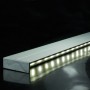 Profilé en aluminium spécial éclairage indirect de 1 mètre complet