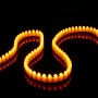 Led silicone de 1m orange