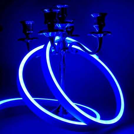 Néon LED flexible 10m bleu 12V slim étanche