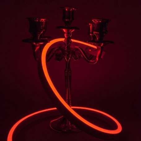 Néon LED flexible 5m rouge 12V slim étanche
