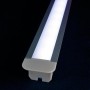 KIT profilé LED aluminium DEEP de 1m avec diffuseur givré