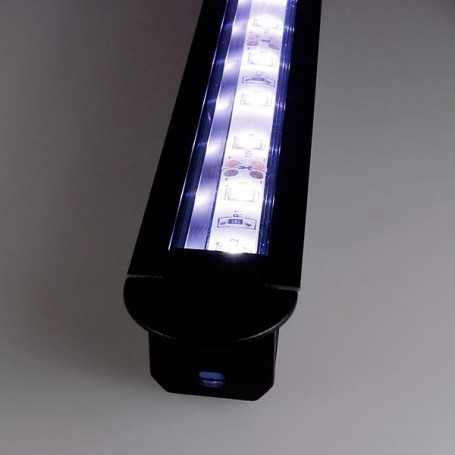 KIT profilé LED aluminium DEEP NOIR de 1m avec diffuseur transparent