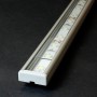 KIT profilé LED aluminium SURFACE L de 1m avec diffuseur transparent
