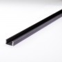 KIT profilé LED aluminium SLIM NOIR de 1m avec diffuseur givré