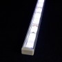 KIT profilé LED aluminium SLIM de 1m avec diffuseur transparent