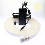 Kit néon LED bulbe blanc chaud 5m avec alimentation 220V