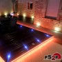 Kit néon LED bulbe RGB DMX 2m contrôleur 3 canaux 220V