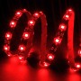 Kit bande LED rouge 60LED/m étanche 2m50 avec batterie 4200mAh