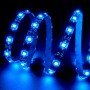Kit bande LED bleue 60LED/m étanche 5m avec batterie 4200mAh