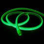 Ruban LED néon vert 12V étanche 5m. Lumière continue haute intensité