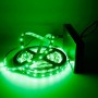 Kit bande LED verte 60LED/m IP20 2m50 avec boitier piles